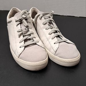 Earth Zen Moment White Leather Suede Athletic Sneakers US Women size 9.5
